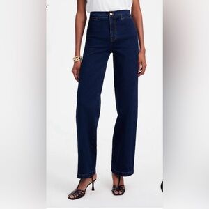 Madewell The Emmett Wide-Leg Jean: Welt Pocket Edition